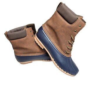 WEATHERPROOF Mens Adam 2 Leather Closed Toe Ankle Cold Weather Brown Men's. 12